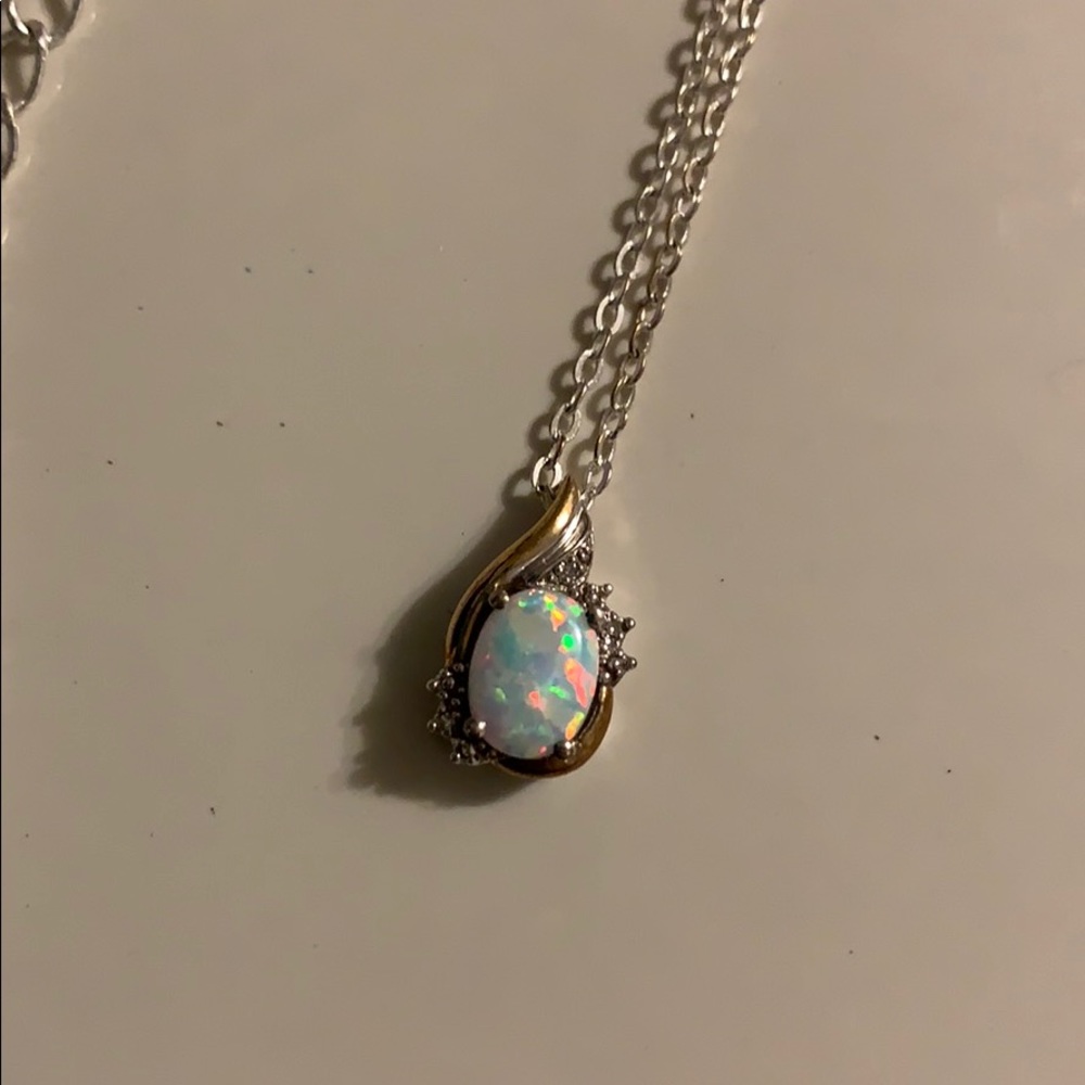 Opal necklace
